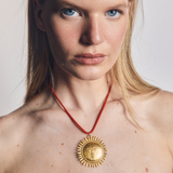 Sun Medallion Charm