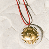 Sun Medallion Charm