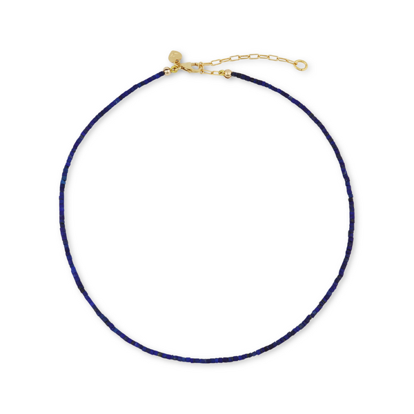 Teeny Lapis Lazuli Gemstone Necklace