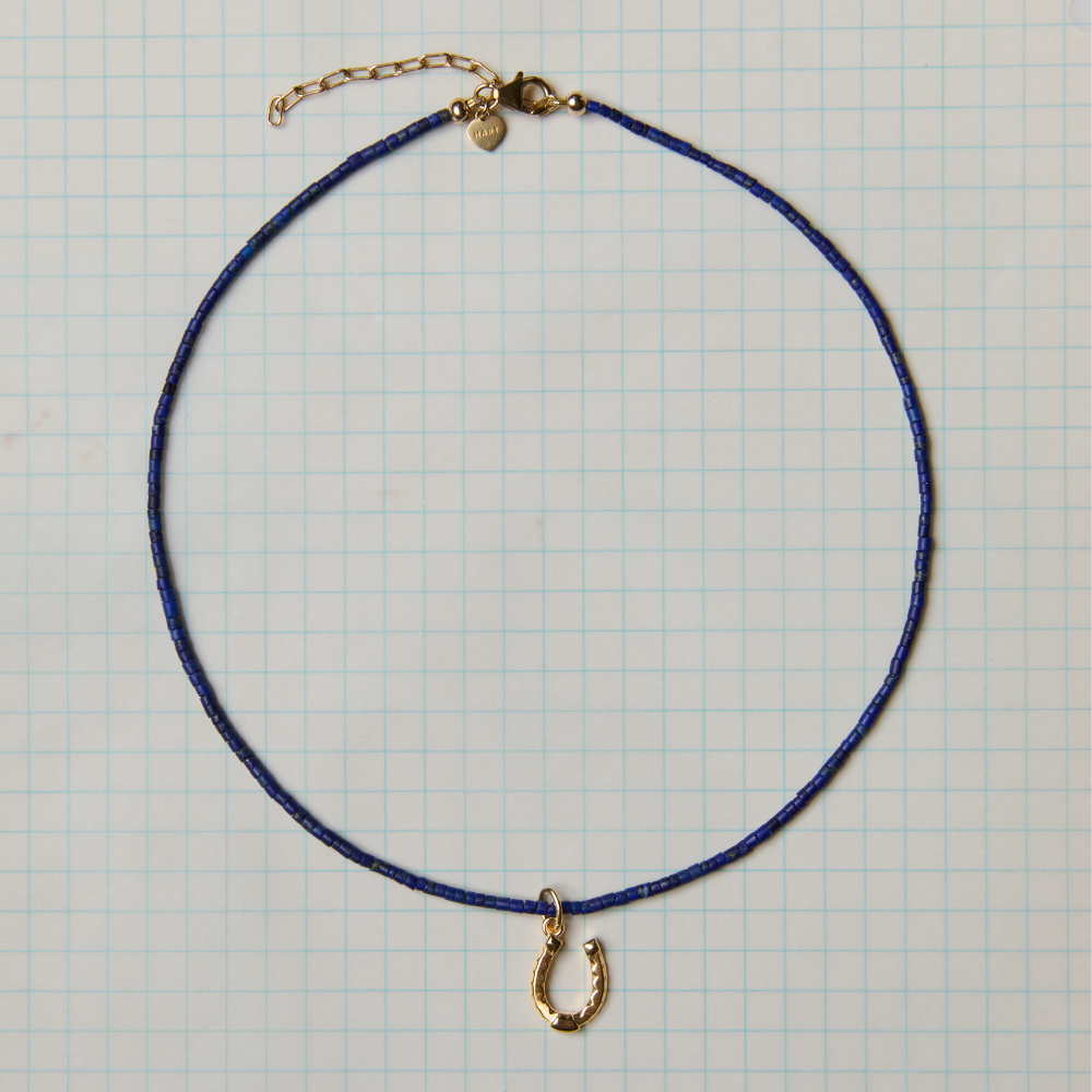 Teeny Lapis Lazuli Gemstone Necklace – HART