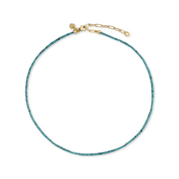 Teeny Turquoise Gemstone Necklace