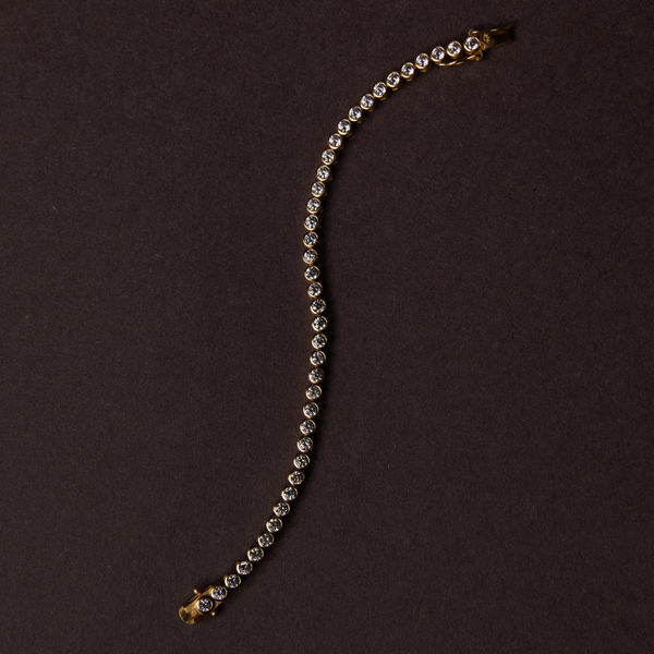 Bezel Tennis Bracelet