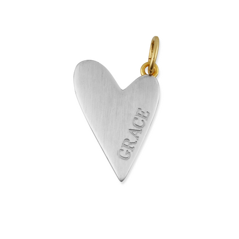 Grace Heart Charm