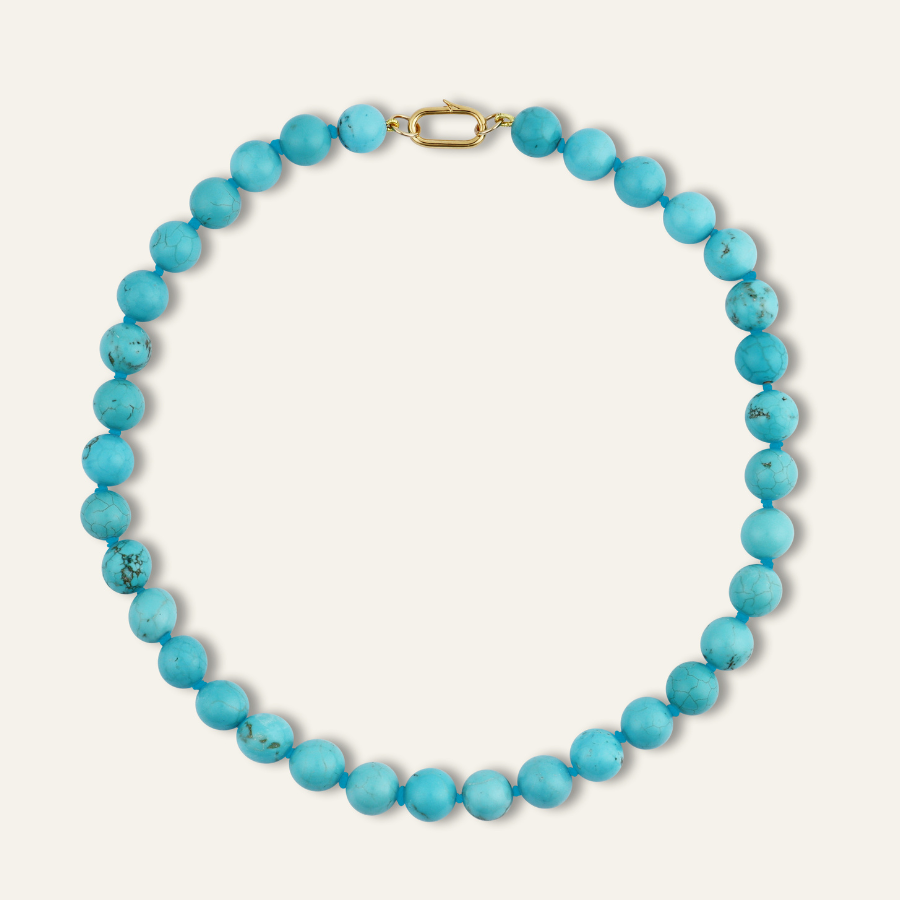Knotted Gemstone Necklace 800624913