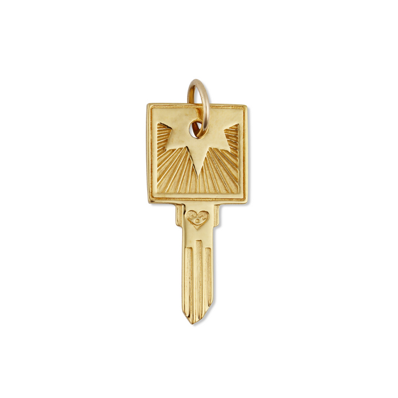MAMA Compass Key Charm