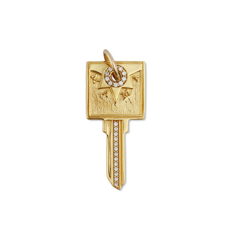 MAMA Compass Key Charm