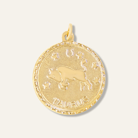 Zodiac Taurus Charm
