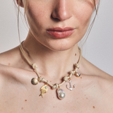 Loaded Charm Cord Necklace