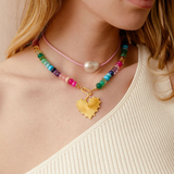 ballet pink pearl cord
