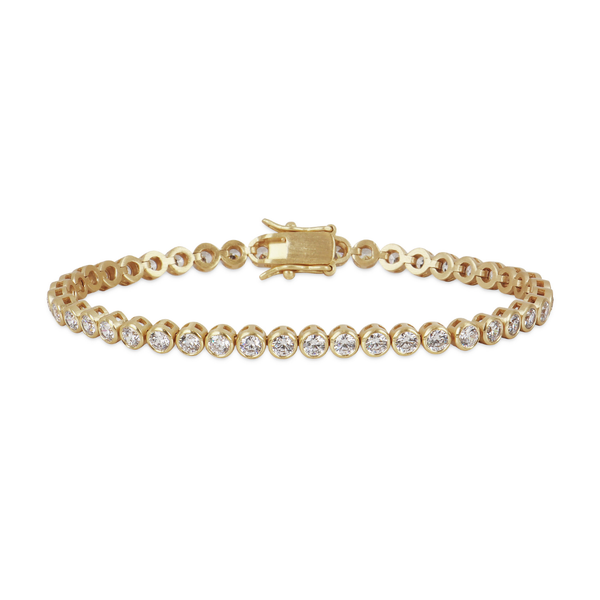 Bezel Tennis Bracelet 