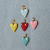 Enamel Heart Charm collection