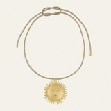 gold lurex necklace cord
