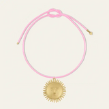 Sun Medallion Sherbet Pink Necklace Cord