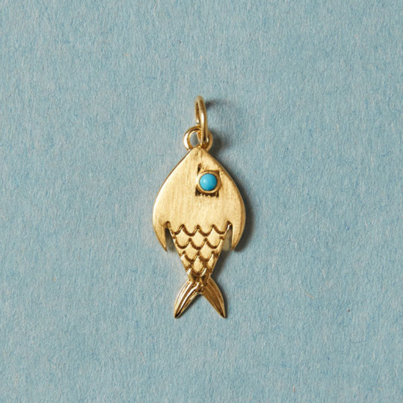 gold fish charm