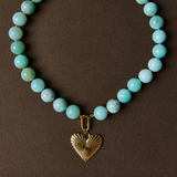 Jumbo Chrysoprase Knotted Gemstone Necklace
