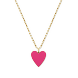 Pink Heart Necklace