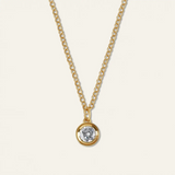 Large Bezel Charm Necklace