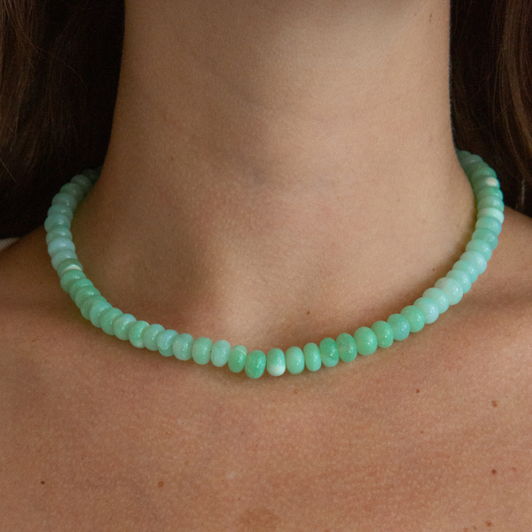 light green opal