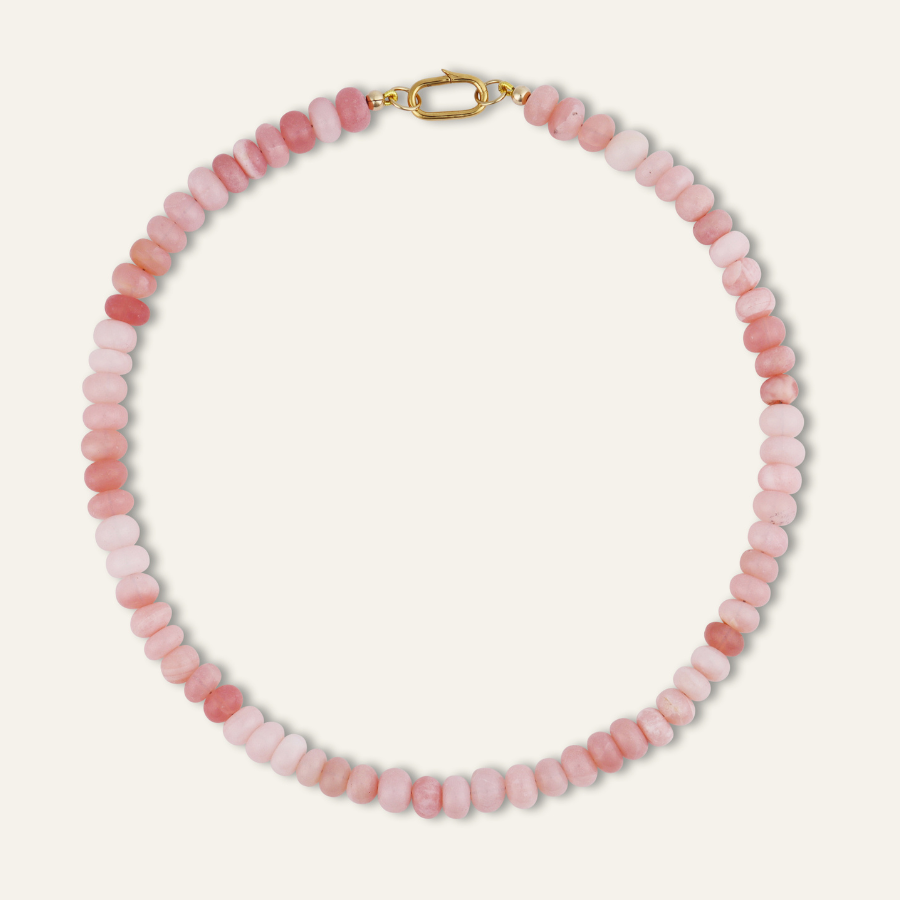 Light Opal Gemstone Necklace