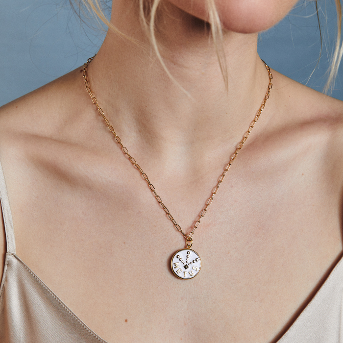 Love & Fear Coin Necklace | HART Custom Charm Jewelry
