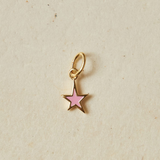 pink enamel star