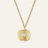 Ribbed Vesta Case Necklace