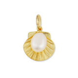 Scallop with Pearl Charm