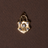 Shield Padlock Charm