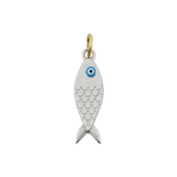 silver fish charm
