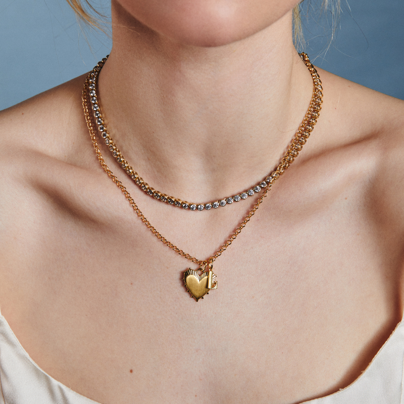 Small Heart of Gold Necklace