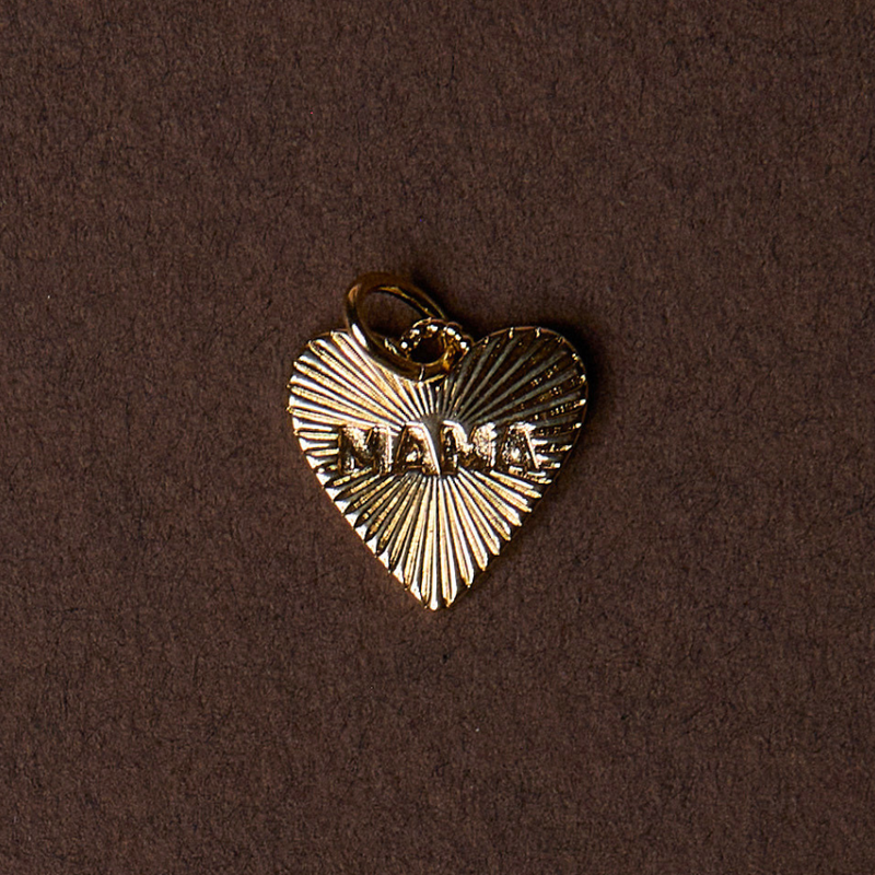 新作通販 MAYU mini Heart charm ハートチャーム オニキス 【公式通販】