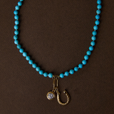 Turquoise Knotted Gemstone Strand
