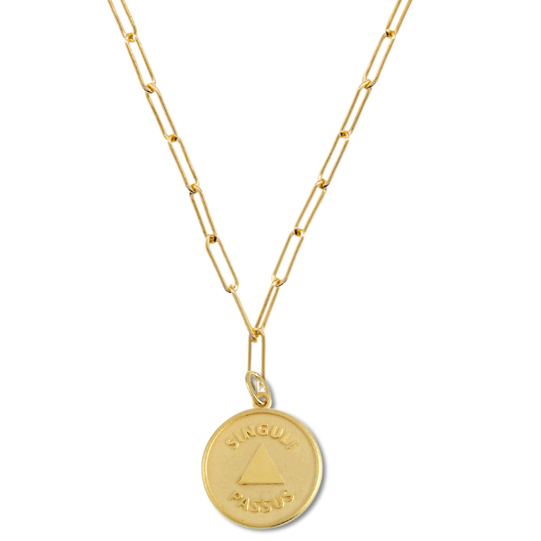 Resilience Bee Coin Necklace