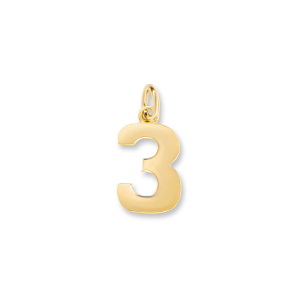 Number 3 Charms