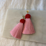 Cherry Top & Peony Pink Topknots