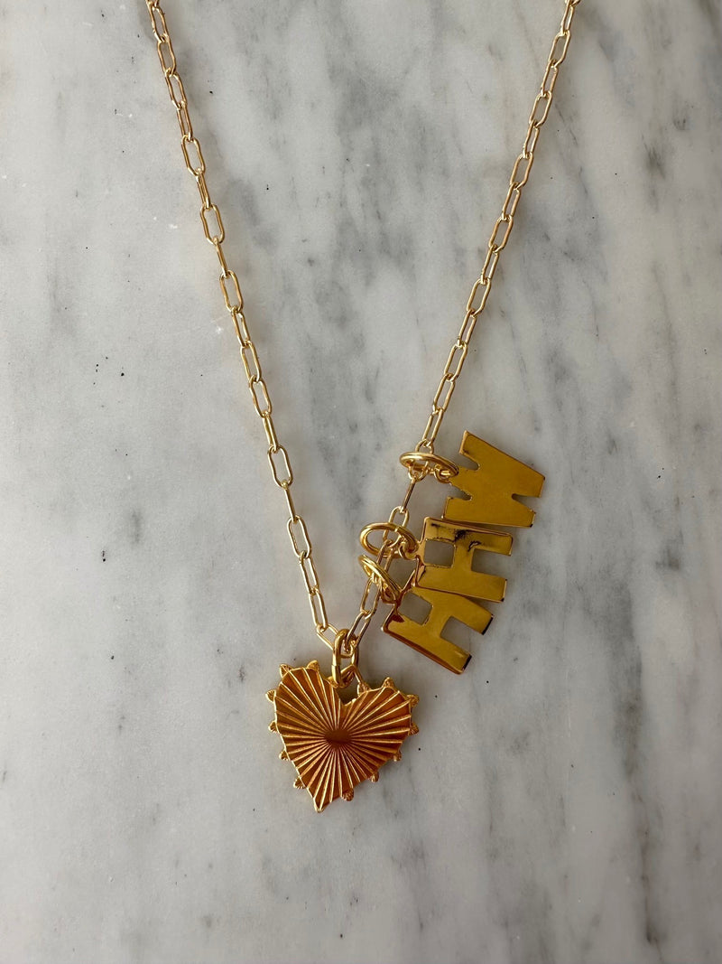 Sideways Necklace Gold Initials … curated on LTK