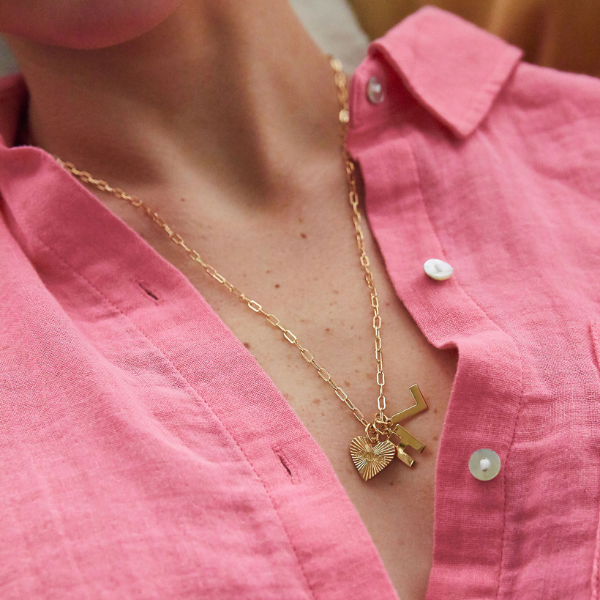 Personalized Dainty MAMA Initials Necklace HART