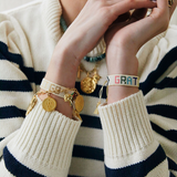 Rainbow Gratitude Beaded Bracelet