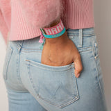 Pink MAMA Beaded Bracelet