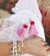 Cherry Top & Peony Pink Topknots