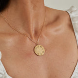 janus with moon phases charm