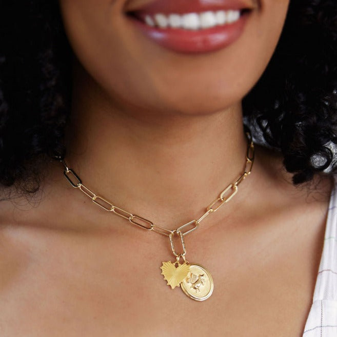 Jumbo link necklace clearance