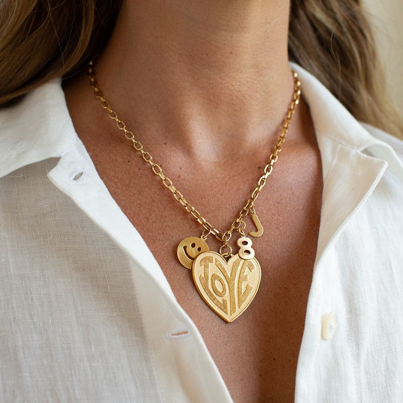 Love Heart Charm  HART Custom Charm Jewelry