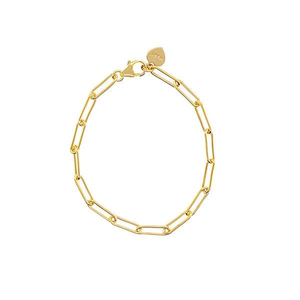 Gold-filled Long Link Bracelet Chain