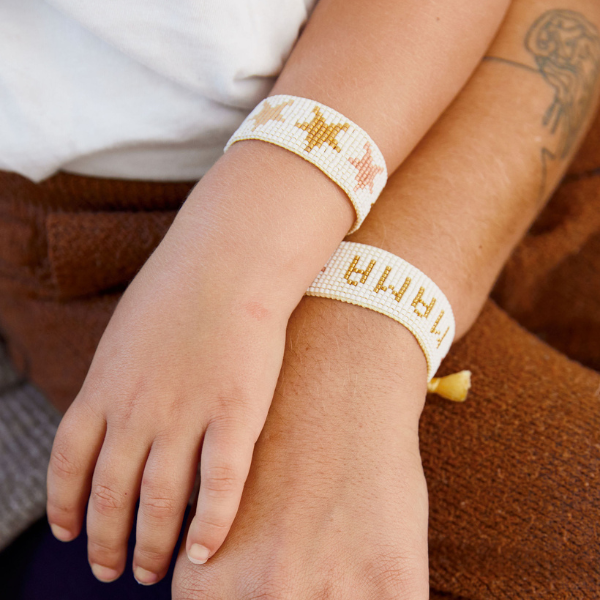 Mini & Me: MAMA and Kids Star Beaded Bracelet Set