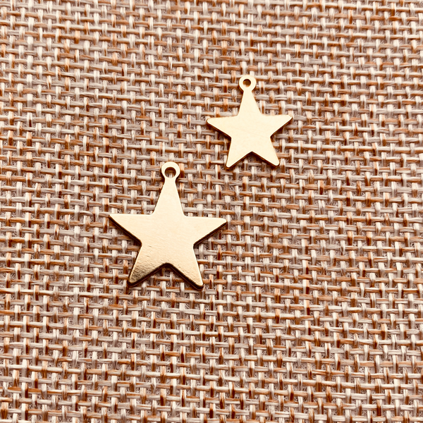 Flat Star Charm (Small)