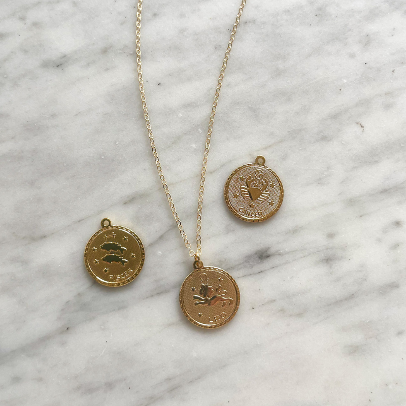 Zodiac Coin Necklace HART