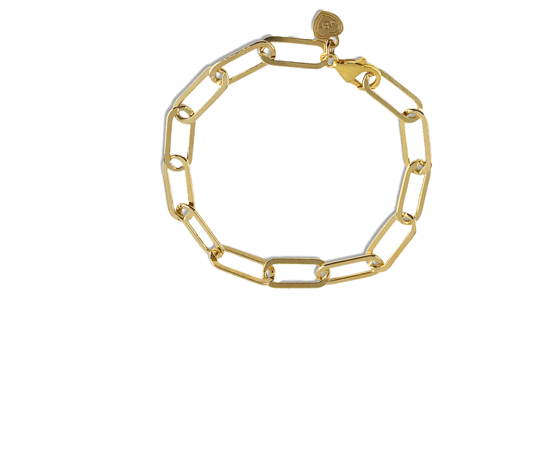 Gold-Filled Jumbo Link Bracelet Chain